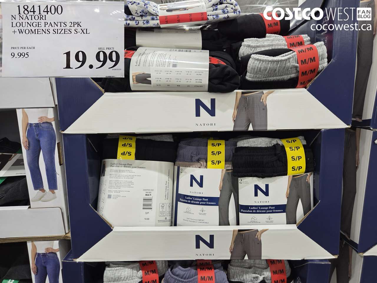 1841400 N NATORI LOUNGE PANTS 2PK + WOMENS SIZES S-XL $19.99