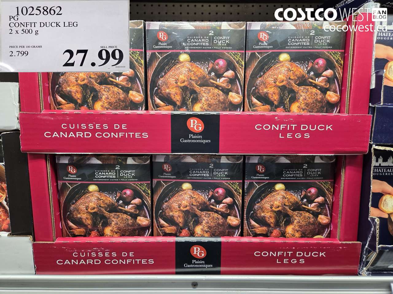 1025862 PG CONFIT DUCK LEG 2 X 500 G $27.99
