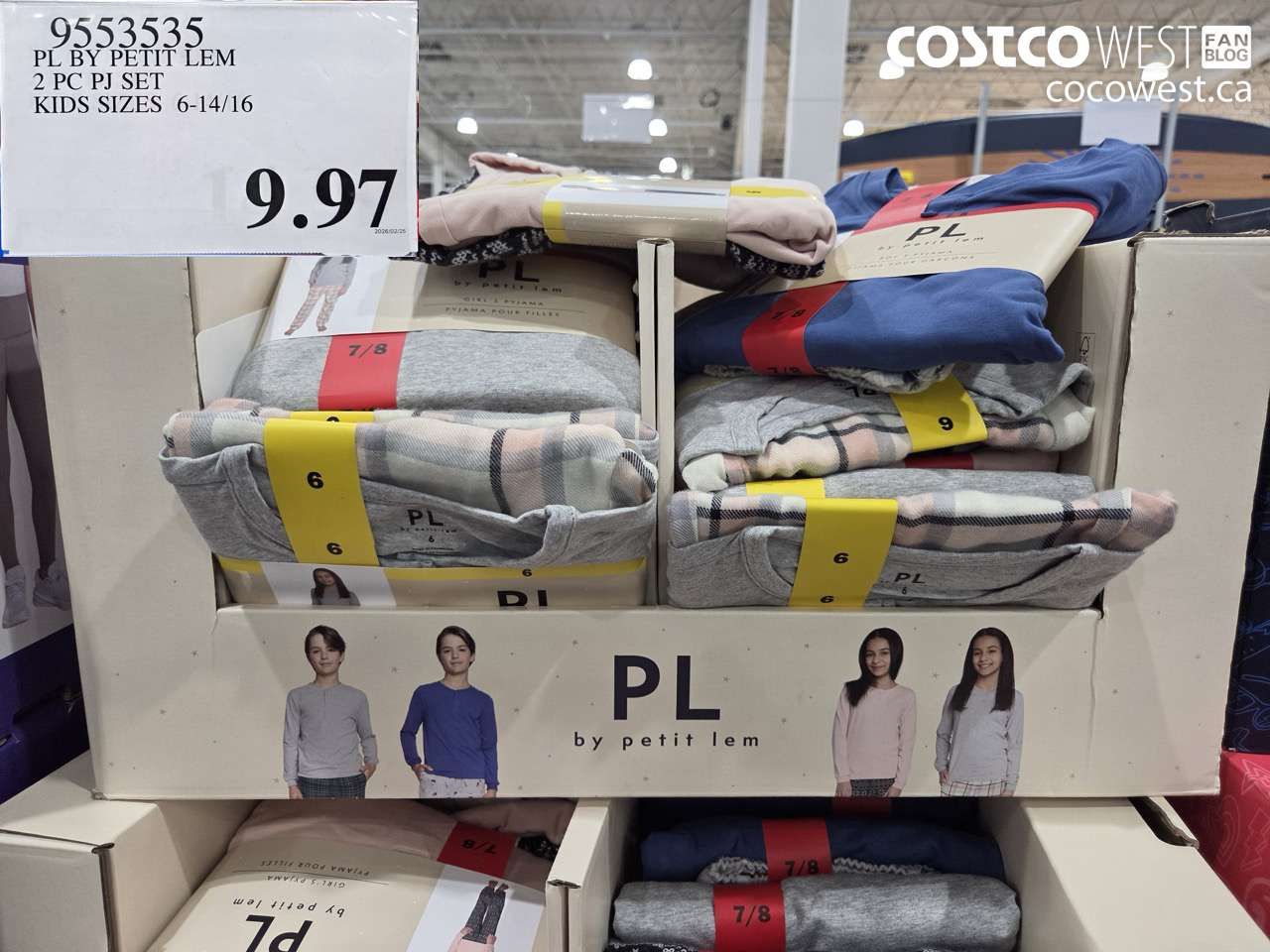 9553535 PL BY PETIT LEM 2 PC PJ SET KIDS SIZES 6-14/16 $9.97