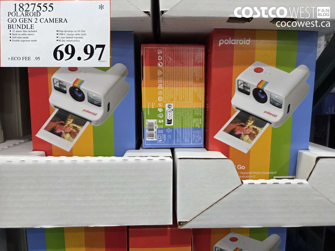 1827555 POLAROID GO GEN 2 CAMERA BUNDLE $69.97