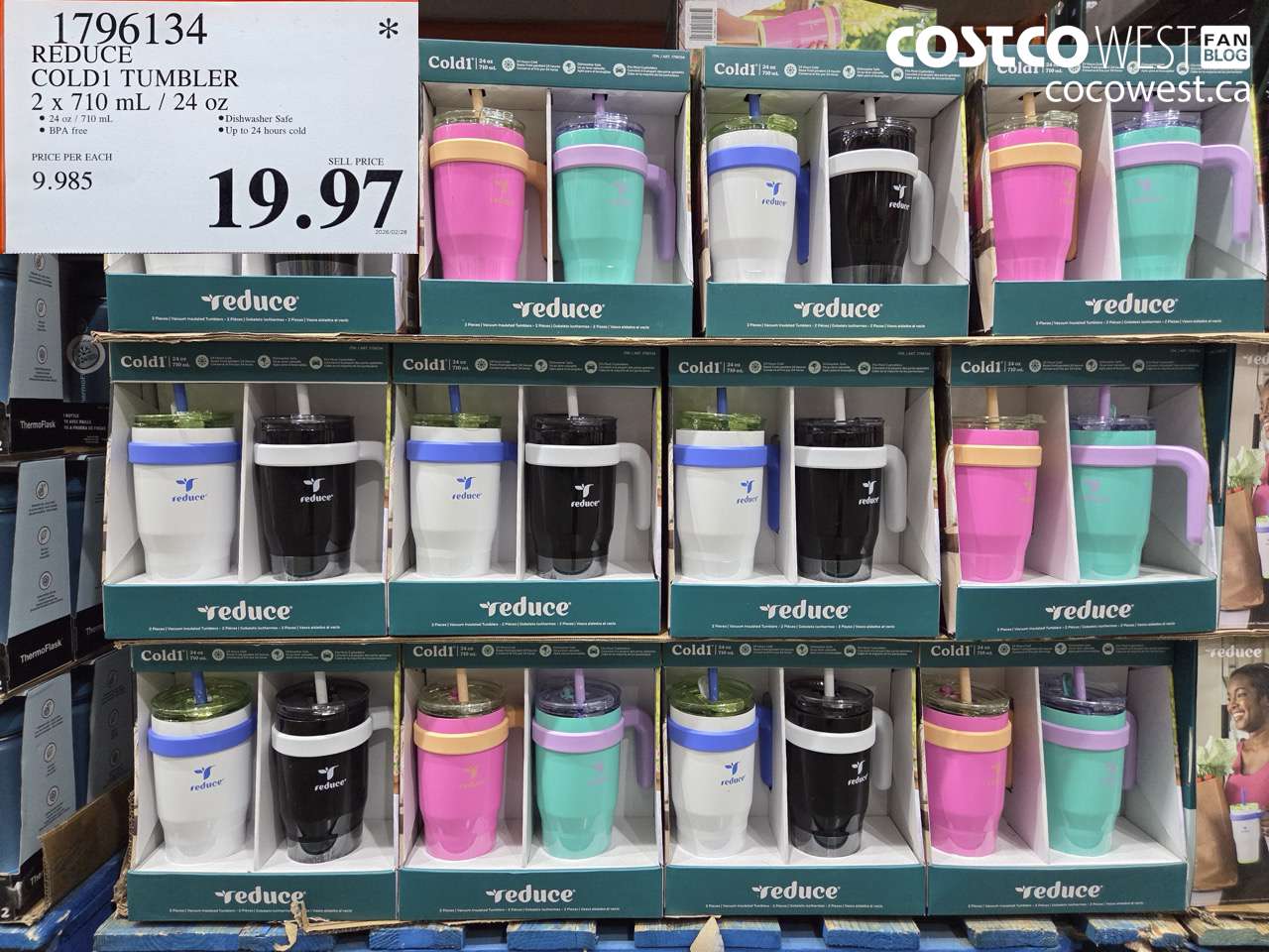 1796134 REDUCE COLD1 TUMBLER 2 X 710ML / 24 OZ $19.97