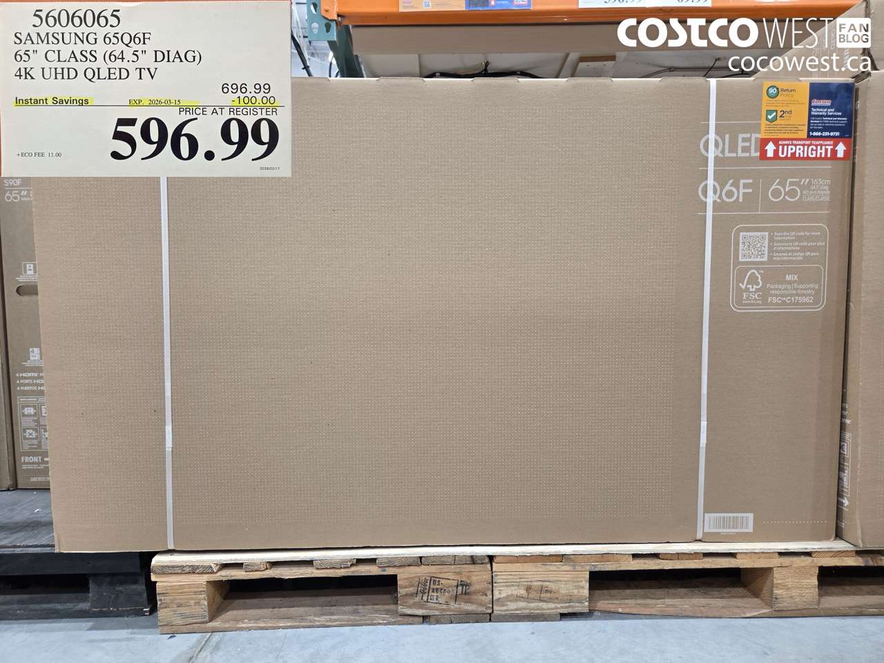 5606065 SAMSUNG 65Q6F 65