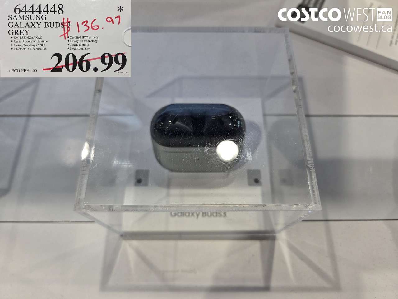 64444448 SAMSUNG GALAXY BUDS GREY $136.97