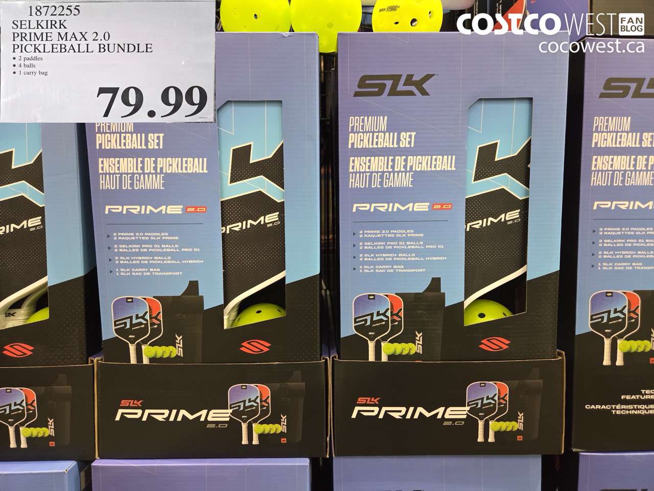 1872255 SELKIRK PRIME MAX 2.0 PICKLEBALL BUNDLE $79.99