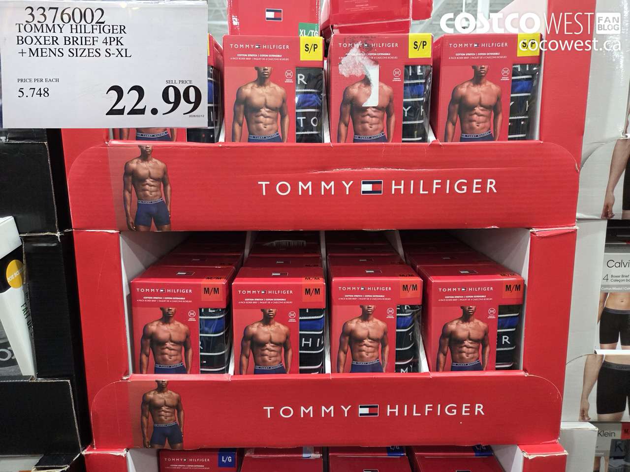 3376002 TOMMY HILFIGER BOXER BRIEF 4PK + MENS SIZES S-XL $22.99