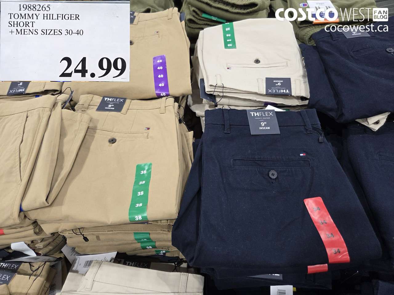 1988265 TOMMY HILFIGER SHORT + MENS SIZES 30-40 $24.99