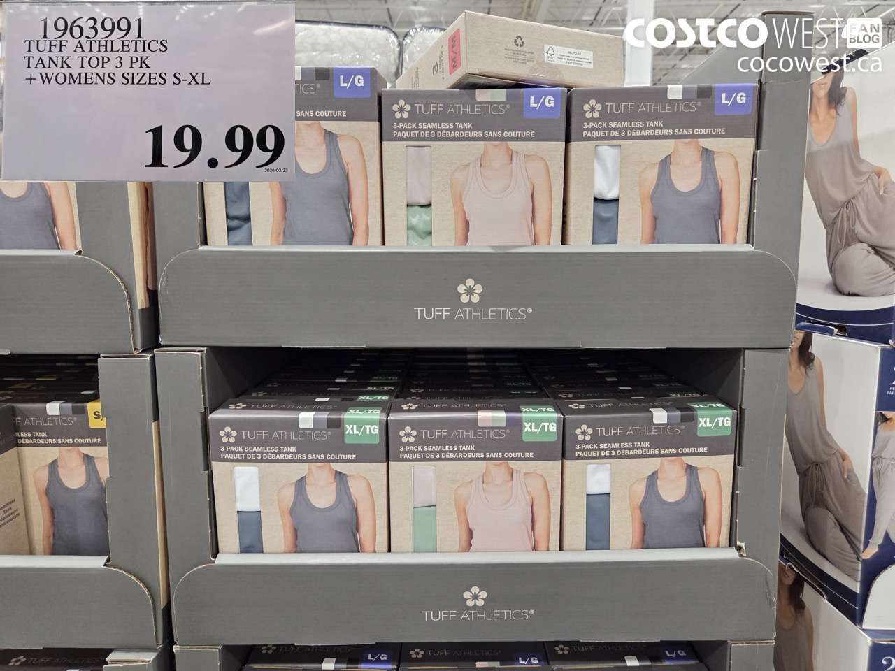 1963991 TUFF ATHLETICS TANK TOP 3 PK + WOMENS SIZES S-XL $19.99