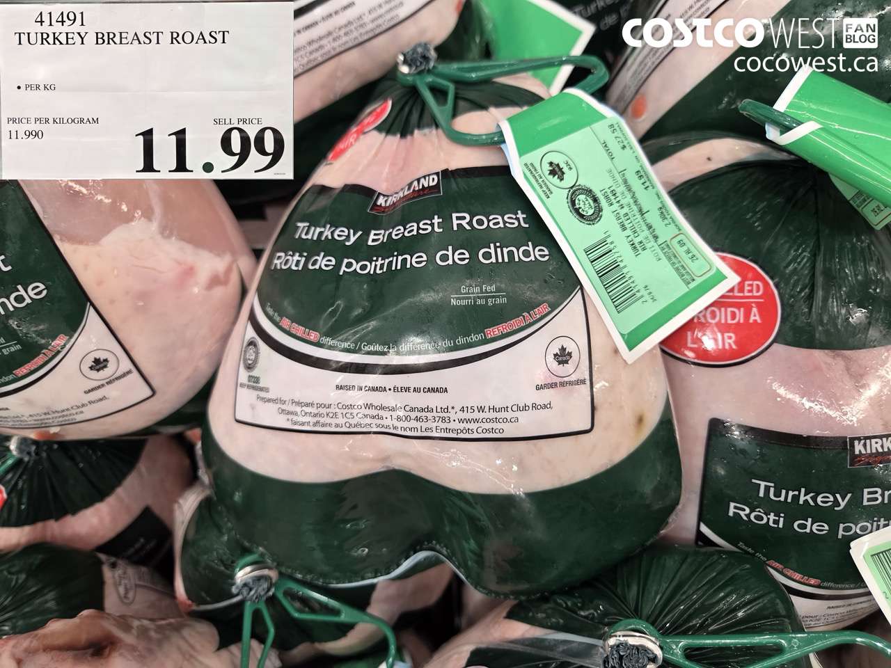 41491 TURKEY BREAST ROAST $11.99