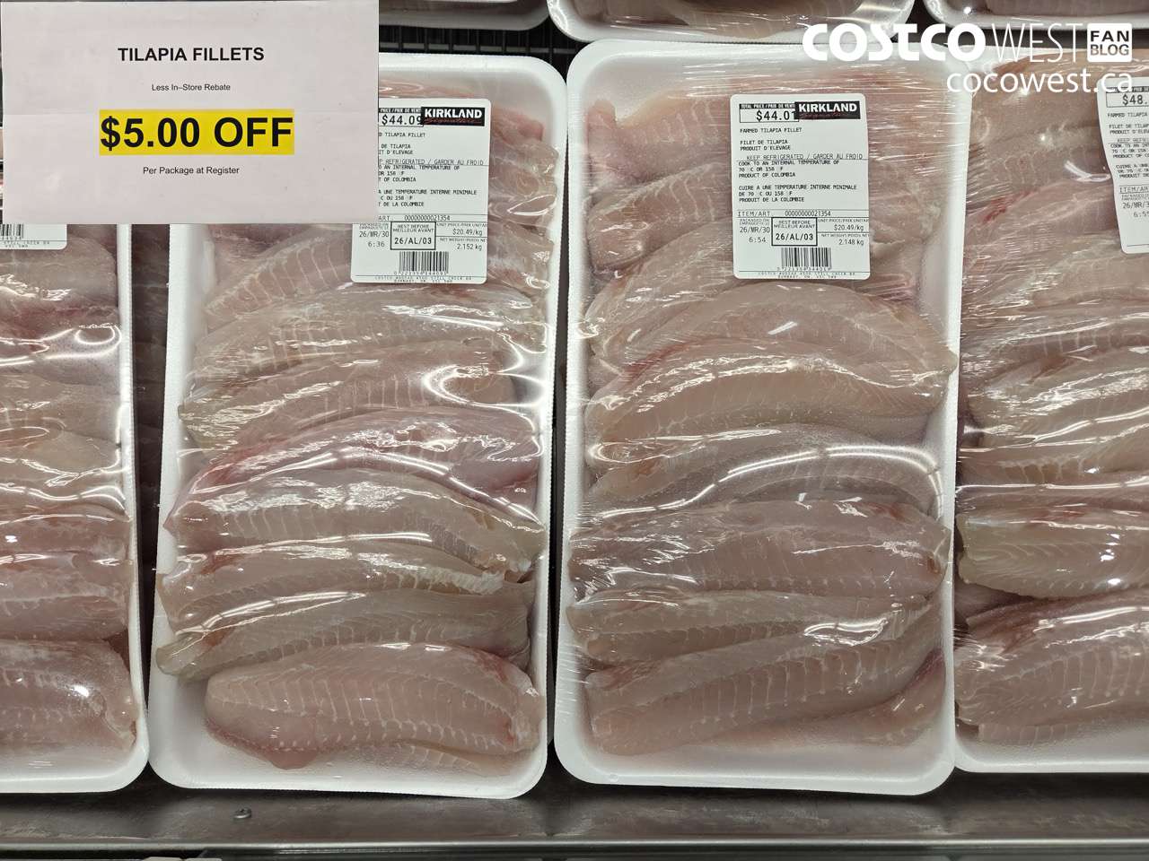 22202 WHOLE TILAPIA ($5.00 INSTANT SAVINGS)