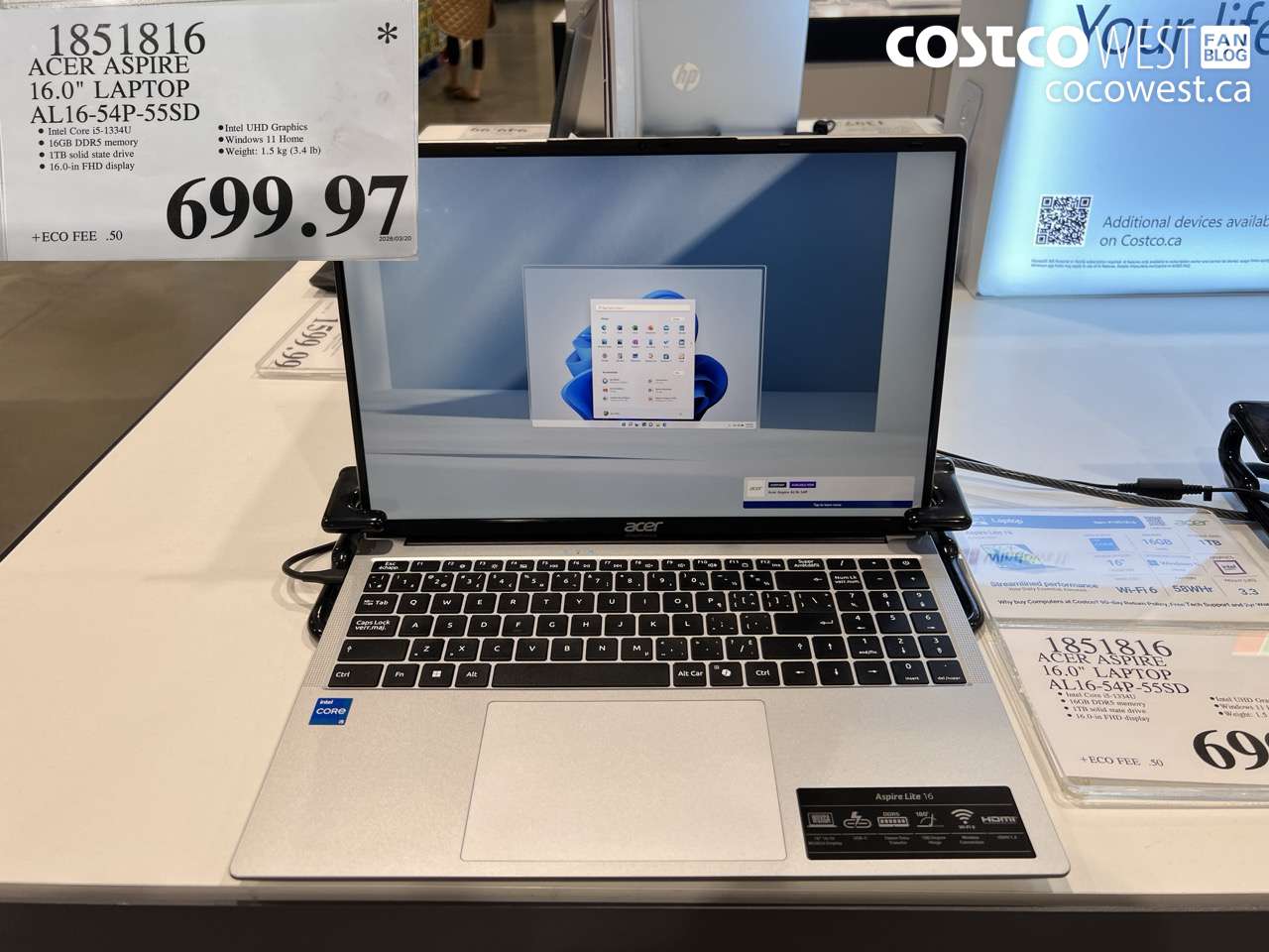 1851816 ACER ASPIRE 16.0