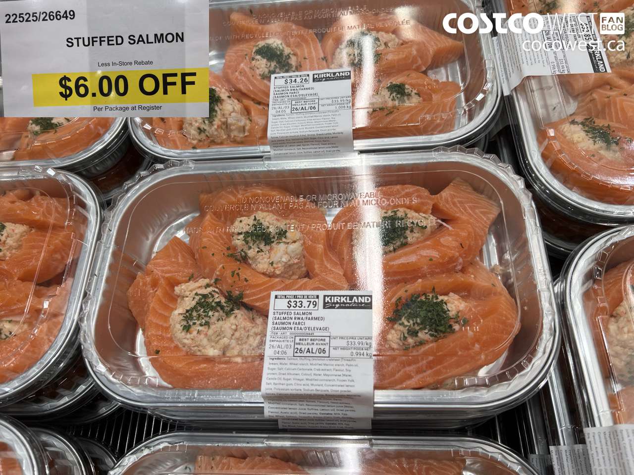 22525 (ALSO 26649) STUFFED SALMON ($6.00 INSTANT SAVINGS)