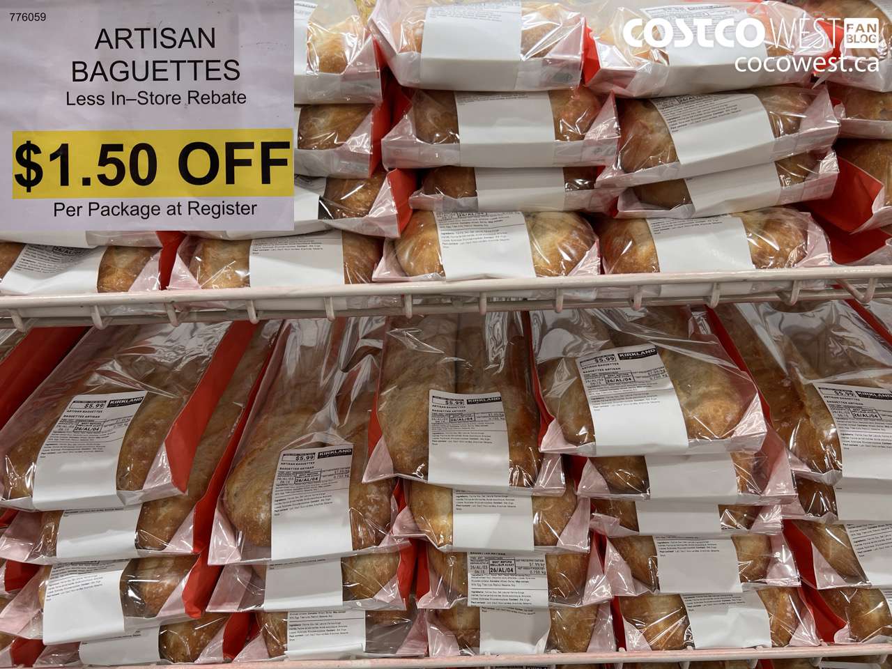 776059 ARTISAN BAGUETTES ($1.50 INSTANT SAVINGS)