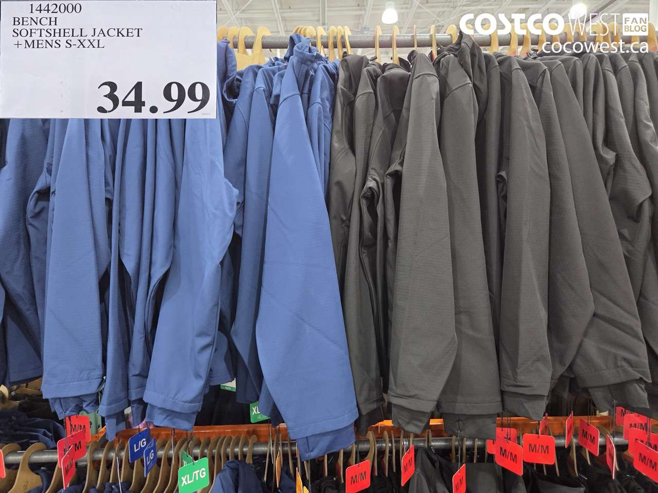 1442000 BENCH SOFTSHELL JACKET + MENS S-XXL $34.99