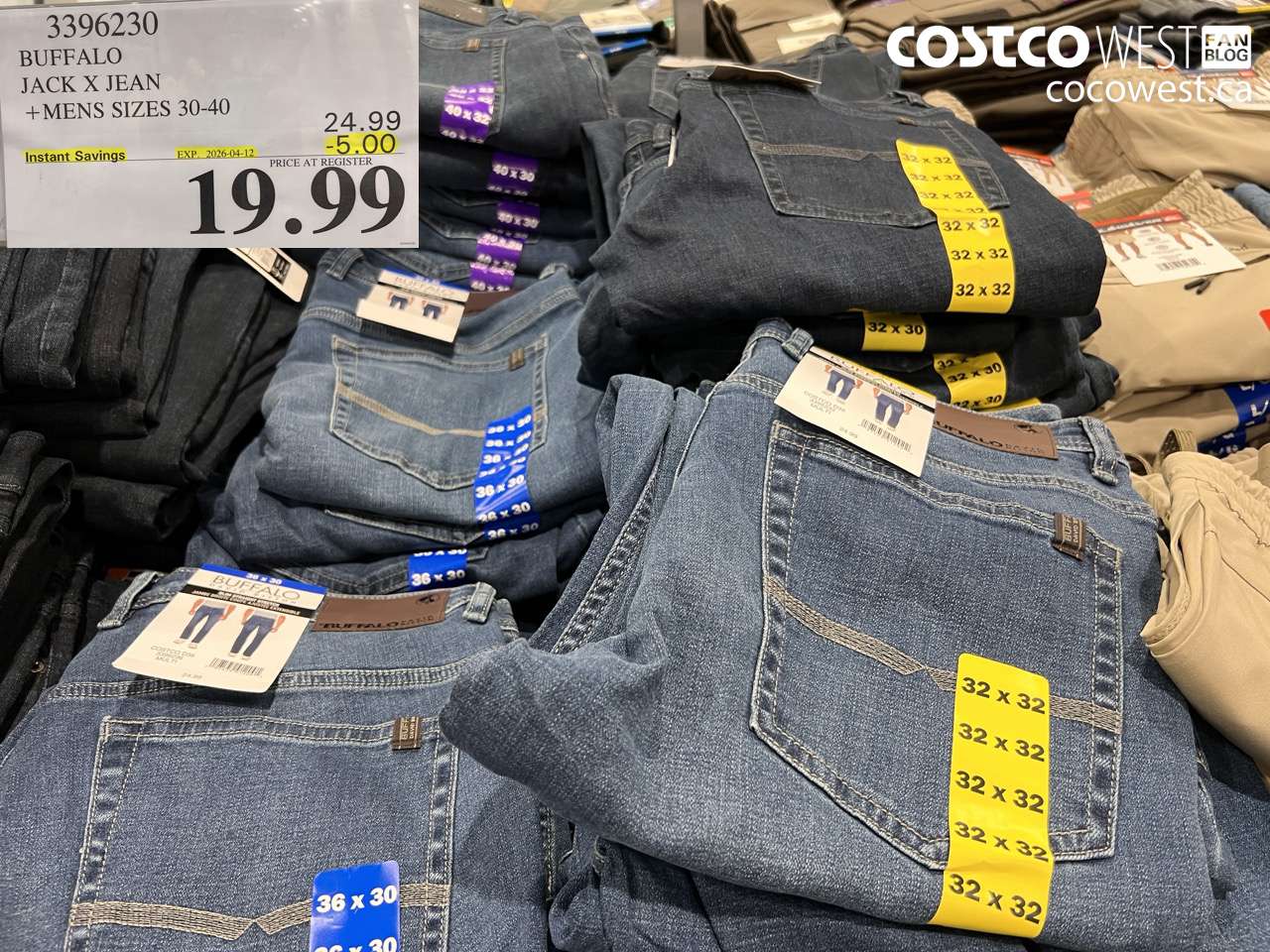 3396230 BUFFALO JACK X JEAN +MENS SIZES 30-40 ($5.00 INSTANT SAVINGS EXPIRES ON 2026-04-12) $19.99