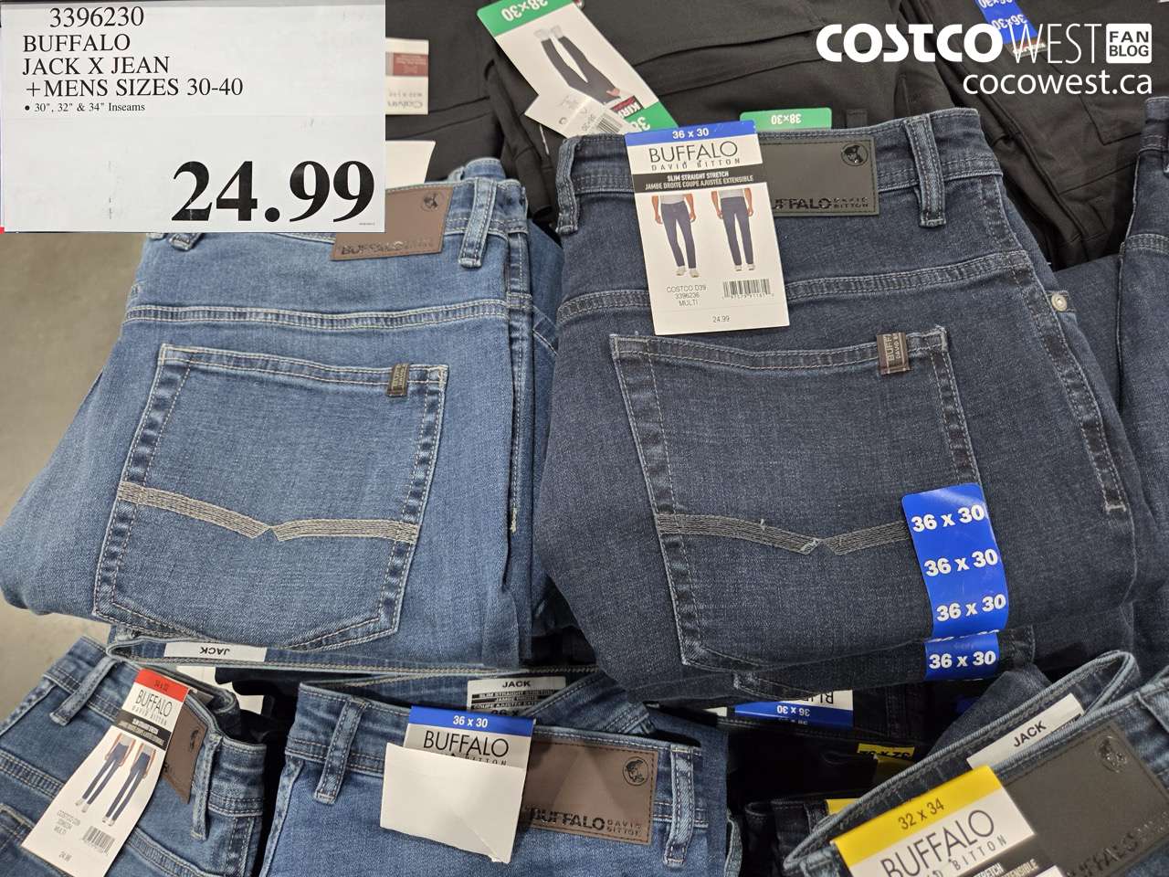 3396230 BUFFALO JACK X JEAN + MENS SIZES 30-40 $24.99