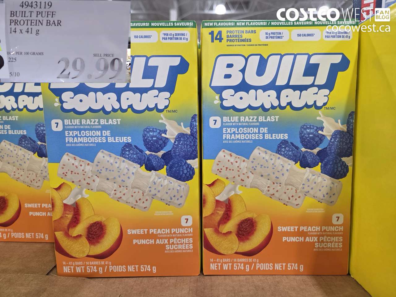 4943119 BUILT PUFF PROTEIN BAR 14 X 41G $29.99