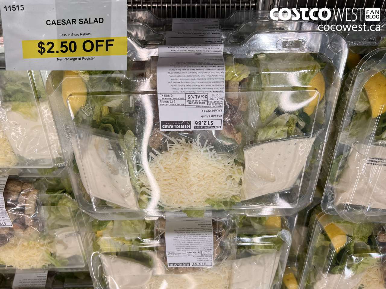 11515 CAESAR SALAD ($2.50 INSTANT SAVINGS)