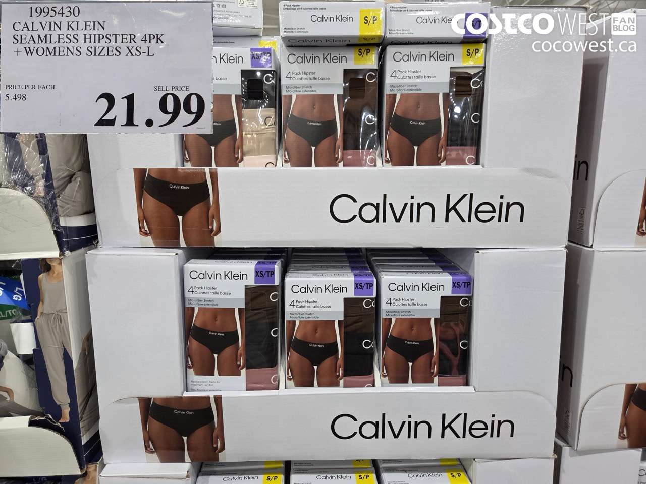 1995430 CALVIN KLEIN SEAMLESS HIPSTER 4PK + WOMENS SIZES XS-L $21.99