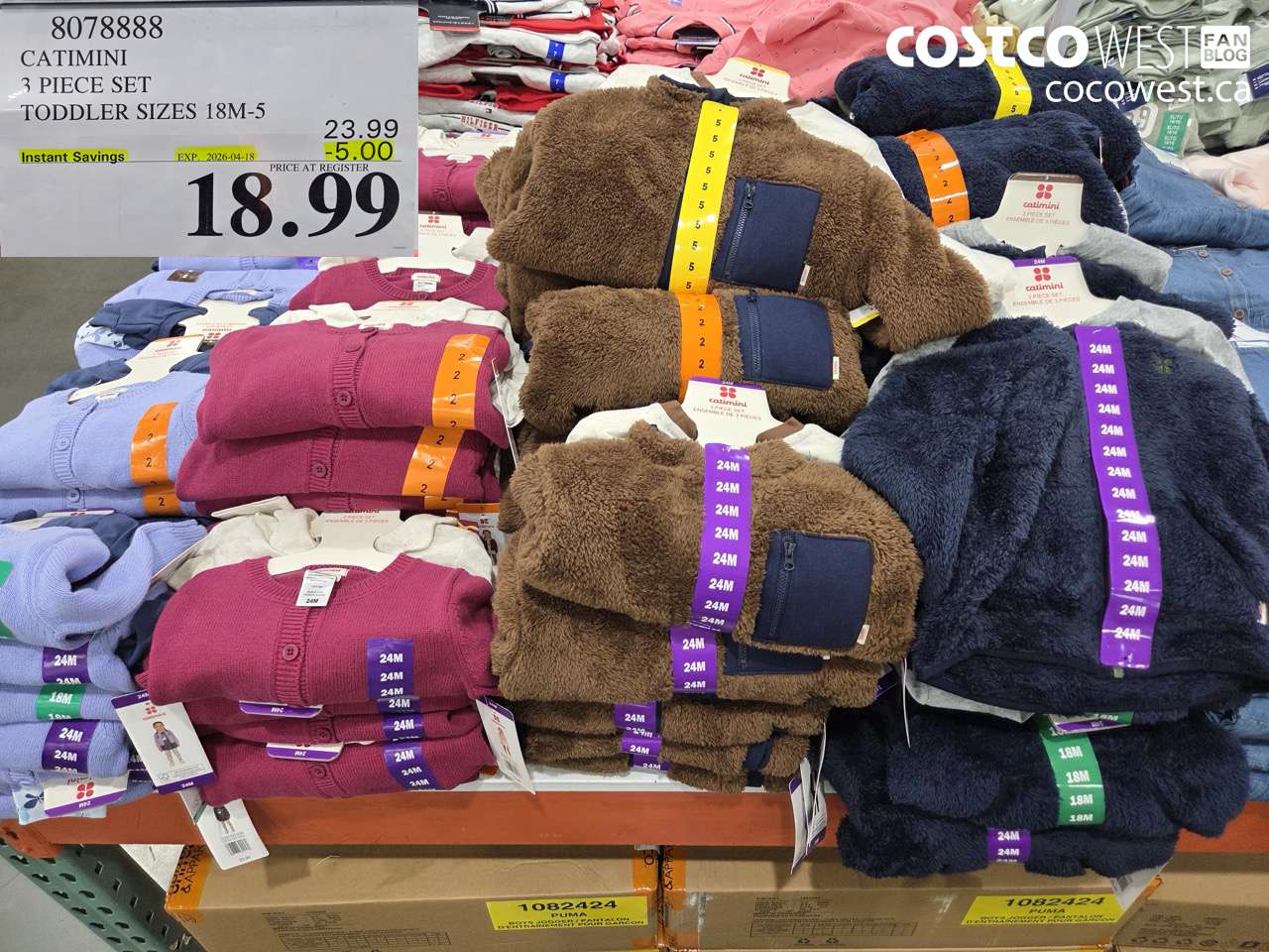 8078888 CATIMINI 3 PIECE SET TODDLER SIZES 18M-5 ($5.00 INSTANT SAVINGS EXPIRES ON 2026-04-18) $18.99