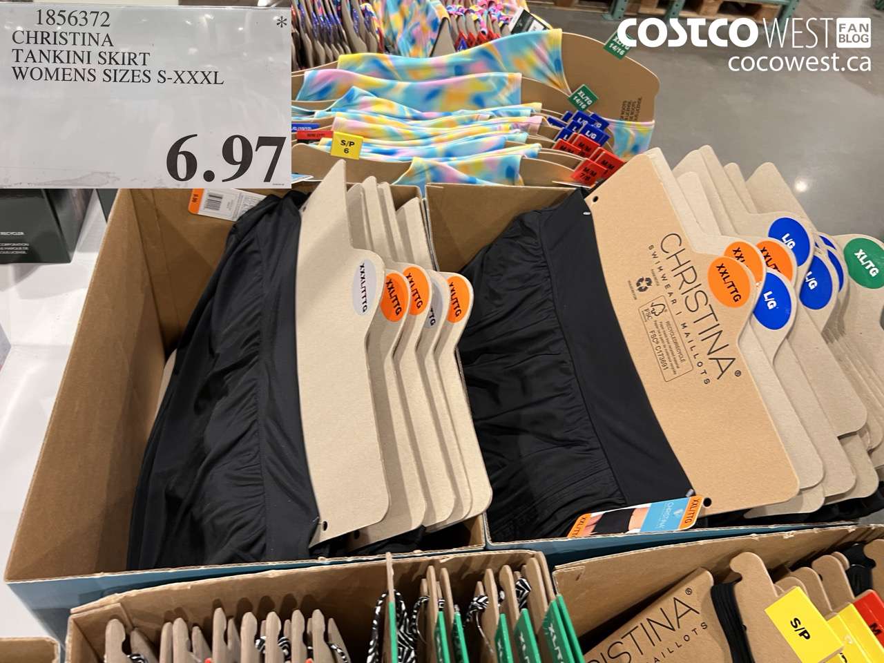 1856372 CHRISTINA TANKINI SKIRT WOMENS SIZES S-XXXL $6.97