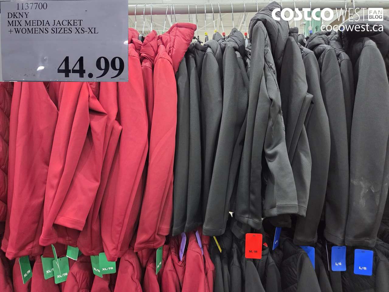 1137700 DKNY MIX MEDIA JACKET + WOMENS SIZES XS-XL $44.99