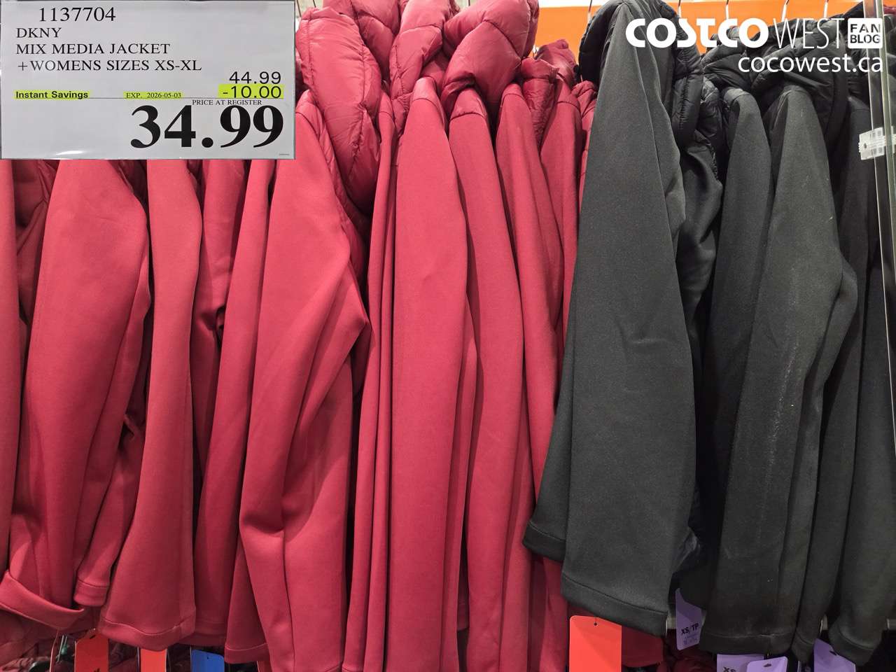 1137704 DKNY MIX MEDIA JACKET + WOMENS SIZES XS-XL ($10.00 INSTANT SAVINGS EXPIRES ON 2026-05-03) $34.99