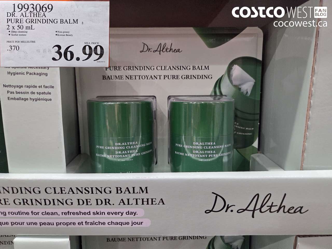 1993069 DR. ALTHEA PURE GRINDING BALM 2 X 50 ML $36.99