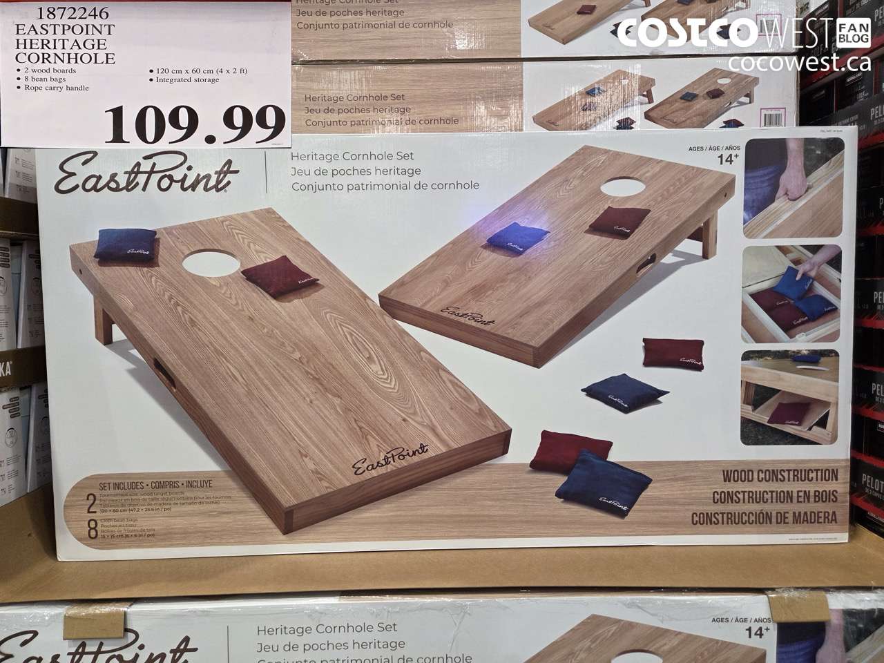 1872246 EASTPOINT HERITAGE CORNHOLE $109.99