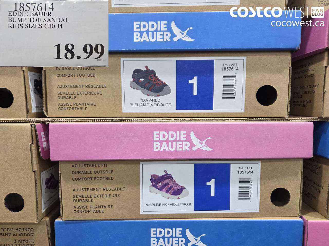 1857614 EDDIE BAUER BUMP TOE SANDAL KIDS SIZES C10-J4 $18.99