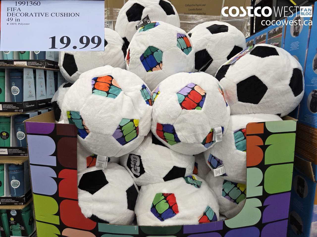 1991360 FIFA DECORATIVE CUSHION 49 IN $19.99