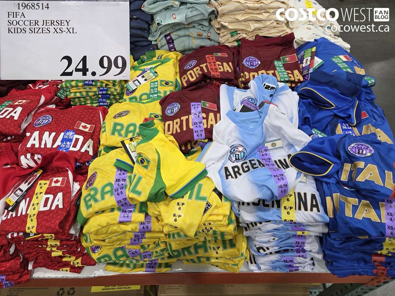 1968514 FIFA SOCCER JERSEY KIDS SIZES XS-XL $24.99