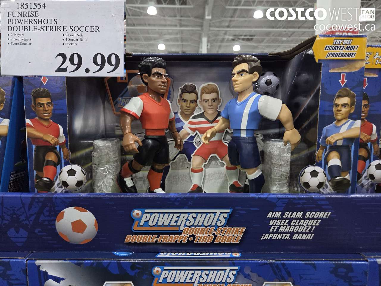 1851554 FUNRISE POWER SHOTS DOUBLE-STRIKE SOCCER $29.99