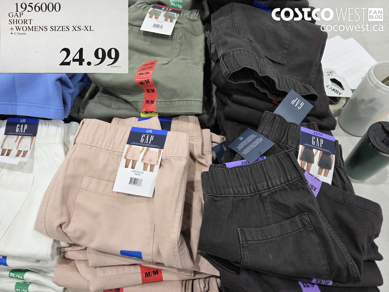 1956000 GAP SHORT + WOMENS SIZES XS-XL $24.99