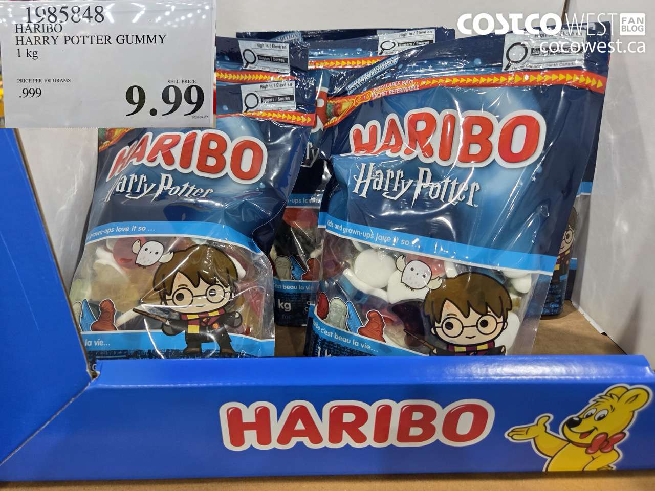1985848 HARIBO HARRY POTTER GUMMY 1 KG $9.99