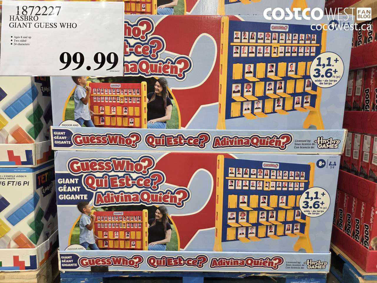 1872227 HASBRO GIANT GUESS WHO $99.99