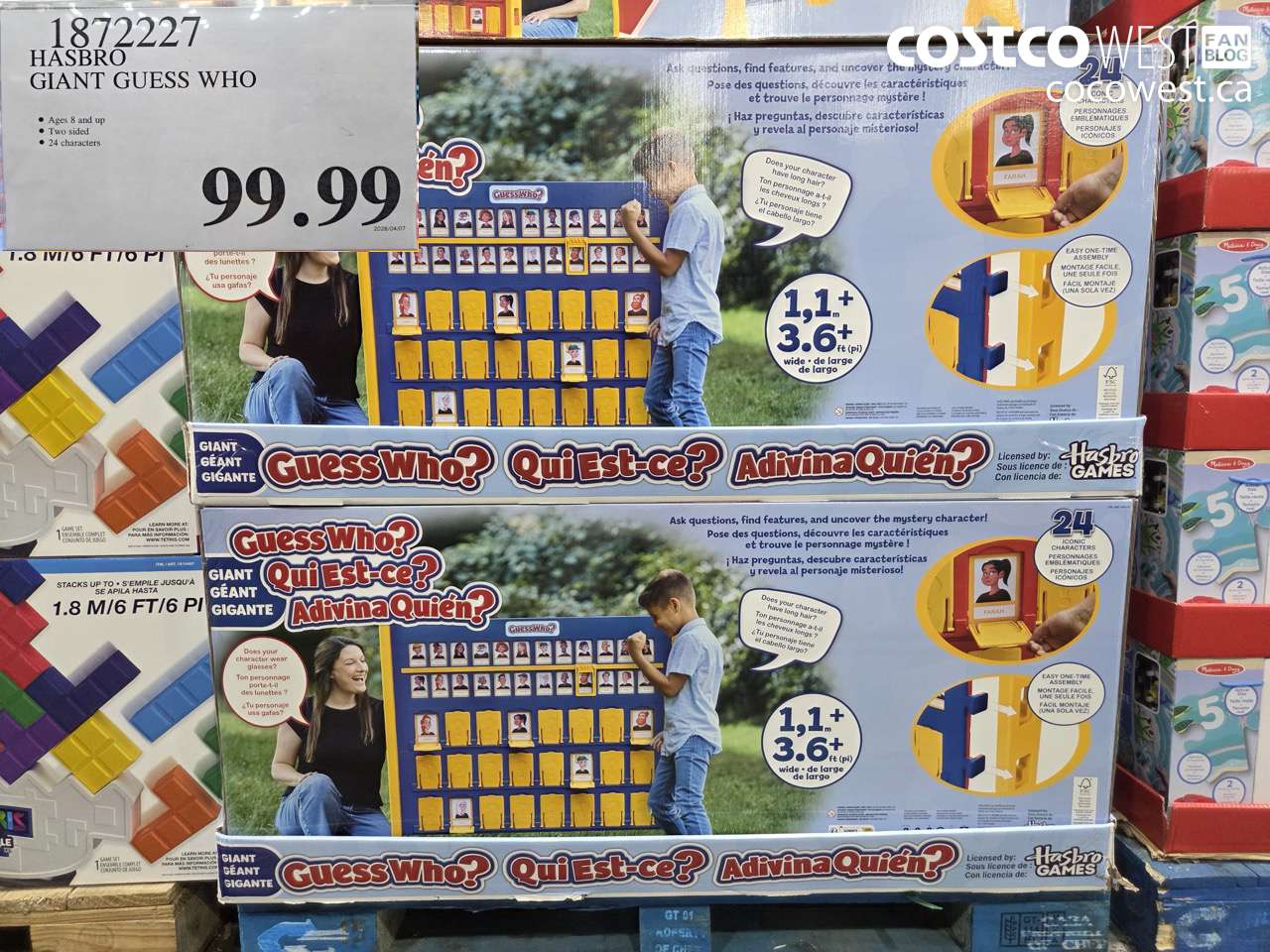 18722227 HASBRO GIANT GUESS WHO $99.99