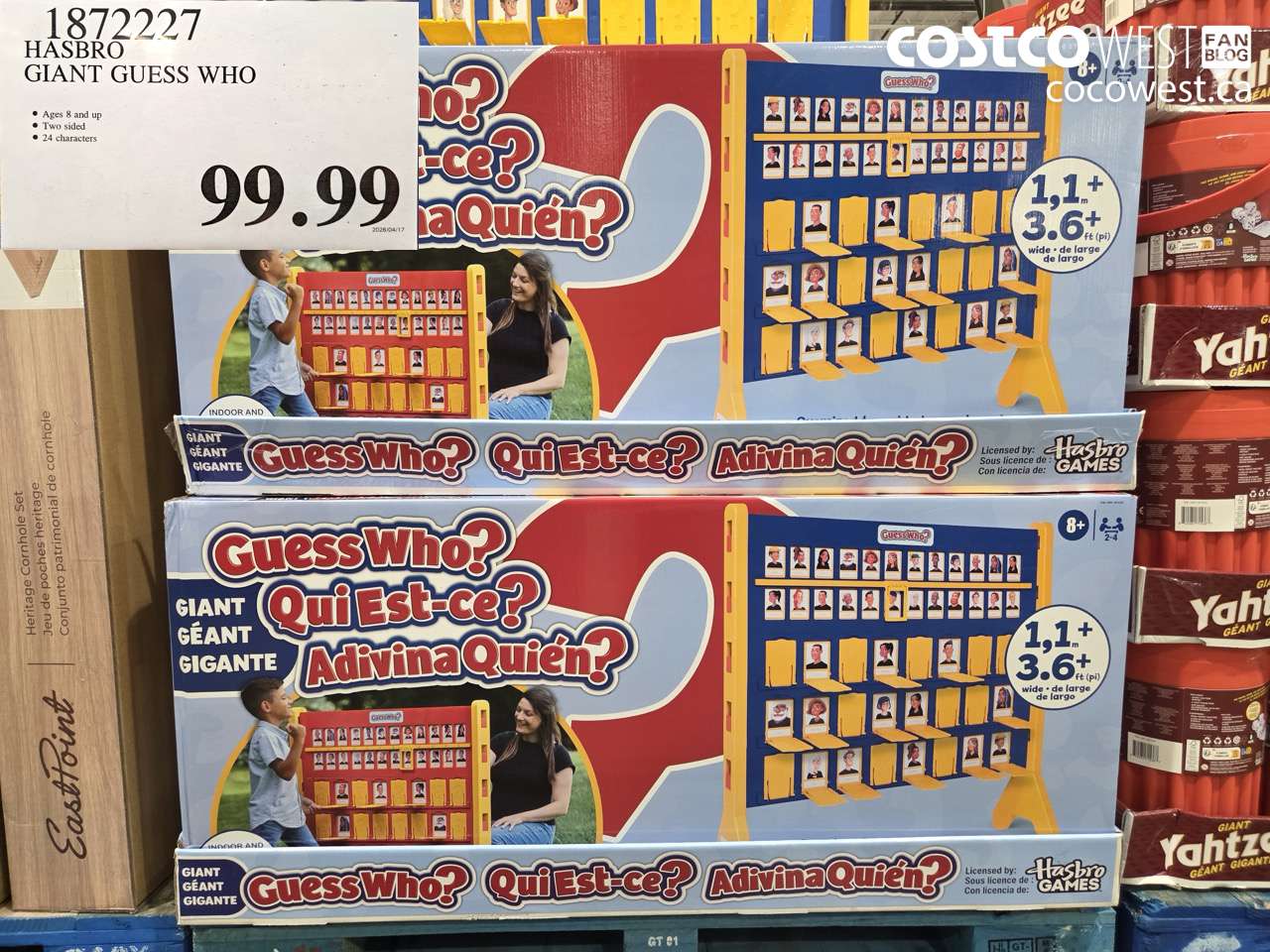 1872227 HASBRO GIANT GUESS WHO $99.99