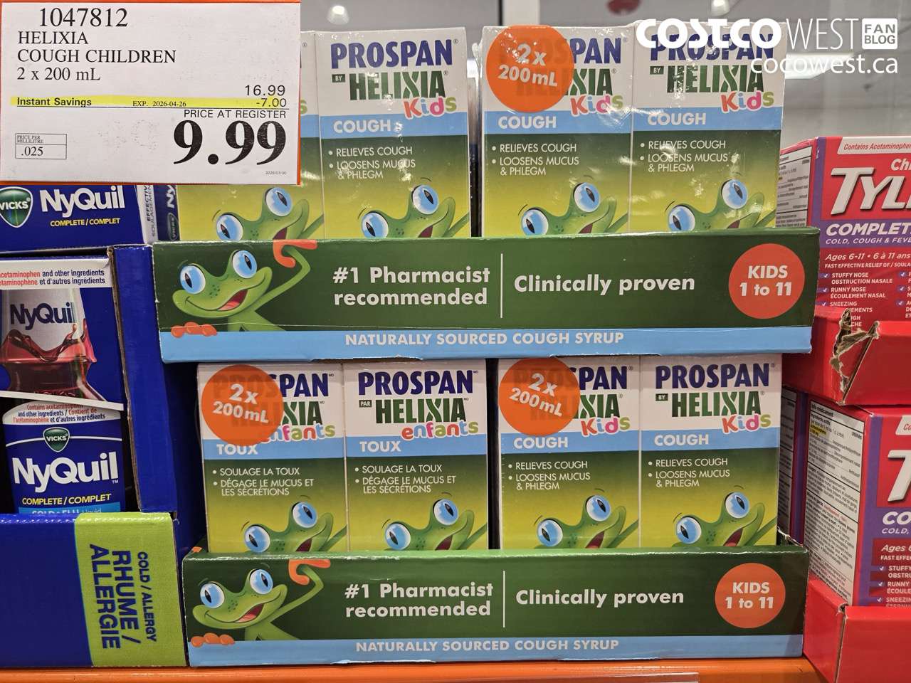 10478112 HELIXIA COUGH CHILDREN 2 X 200 ML ($7.00 INSTANT SAVINGS EXPIRES ON 2026-04-26) $9.99