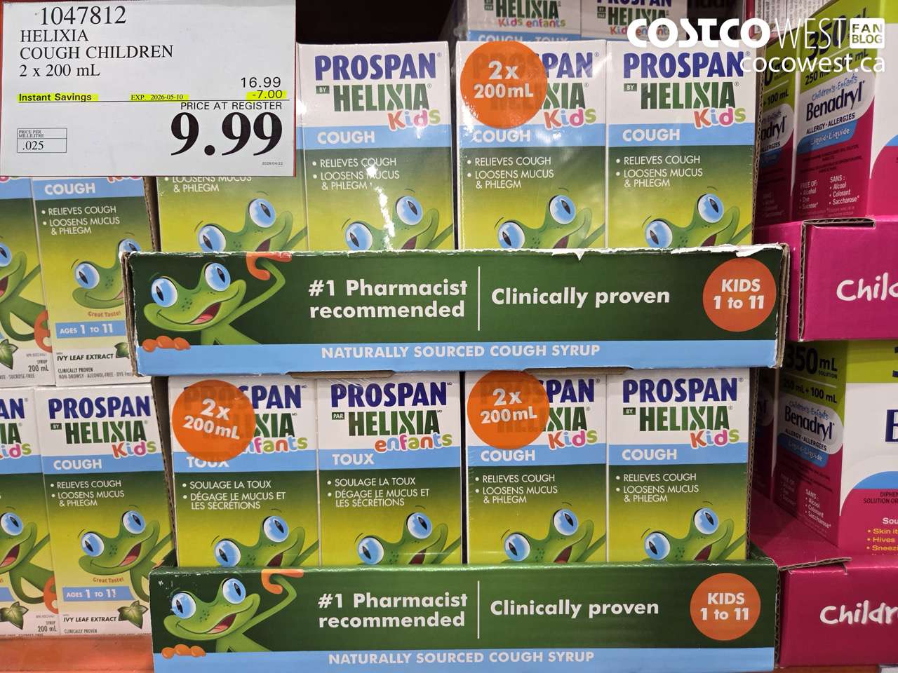 10478112 HELIXIA COUGH CHILDREN 2 X 200 ML ($7.00 INSTANT SAVINGS EXPIRES ON 2026-05-10) $9.99