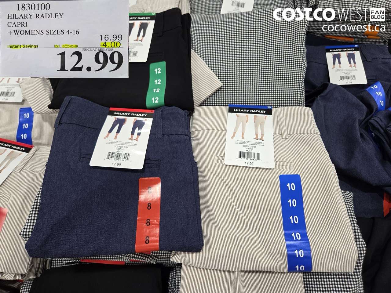 1830100 HILARY RADLEY CAPRI + WOMENS SIZES 4-16 ($4.00 INSTANT SAVINGS EXPIRES ON 2026-05-10) $12.99