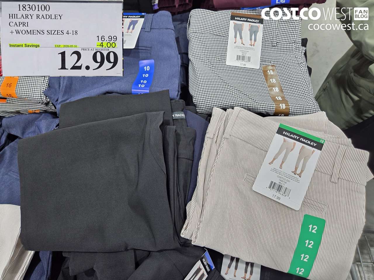 1830100 HILARY RADLEY CAPRI + WOMENS SIZES 4-18 ($4.00 INSTANT SAVINGS EXPIRES ON 2026-05-10) $12.99