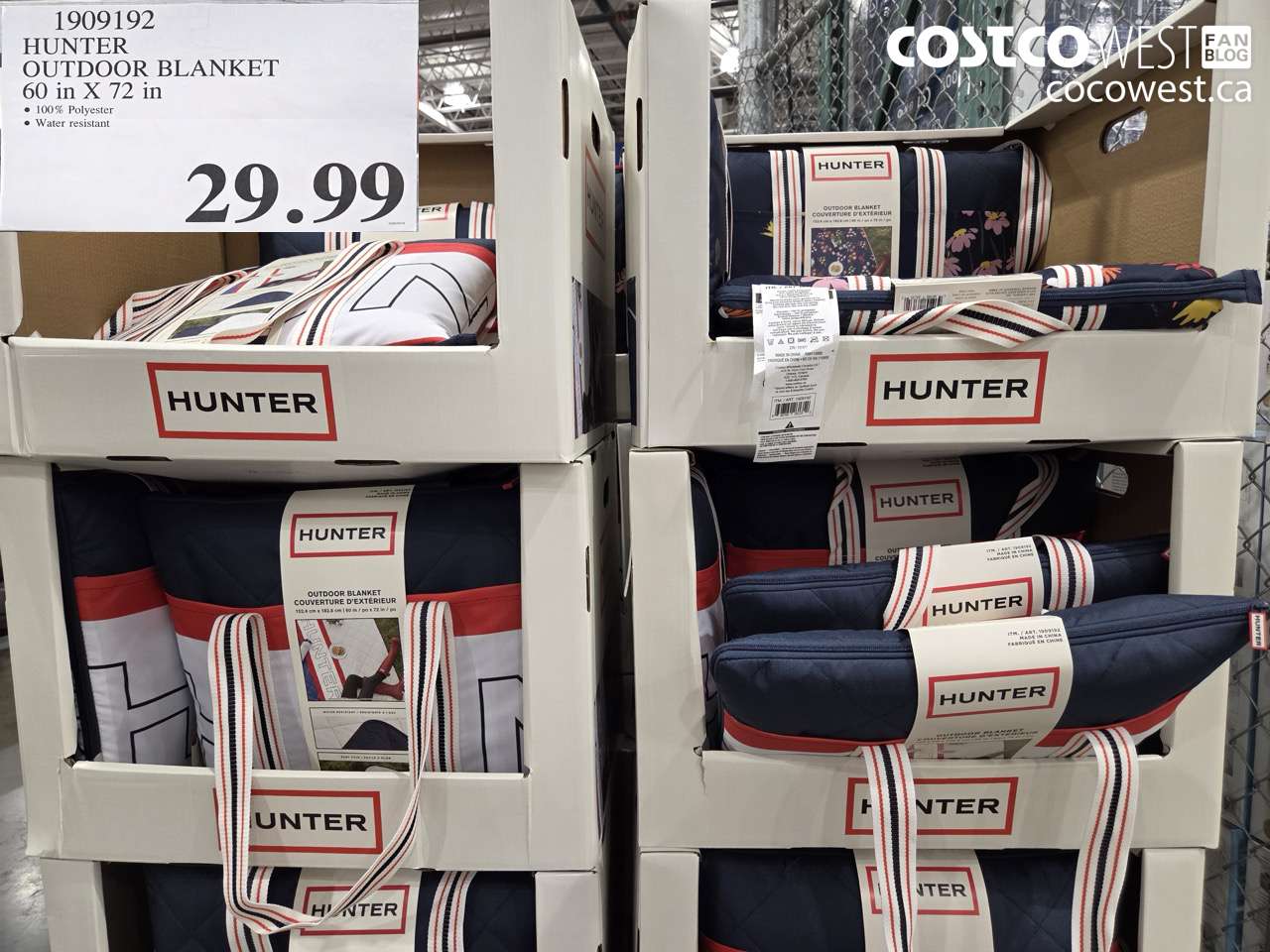 1909192 HUNTER OUTDOOR BLANKET 60 IN X 72 IN $29.99