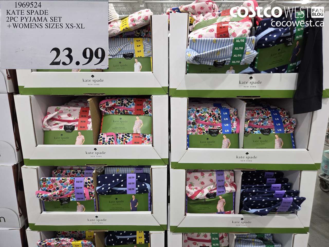 1969524 KATE SPADE 2PC PYJAMA SET + WOMENS SIZES XS-XL $23.99