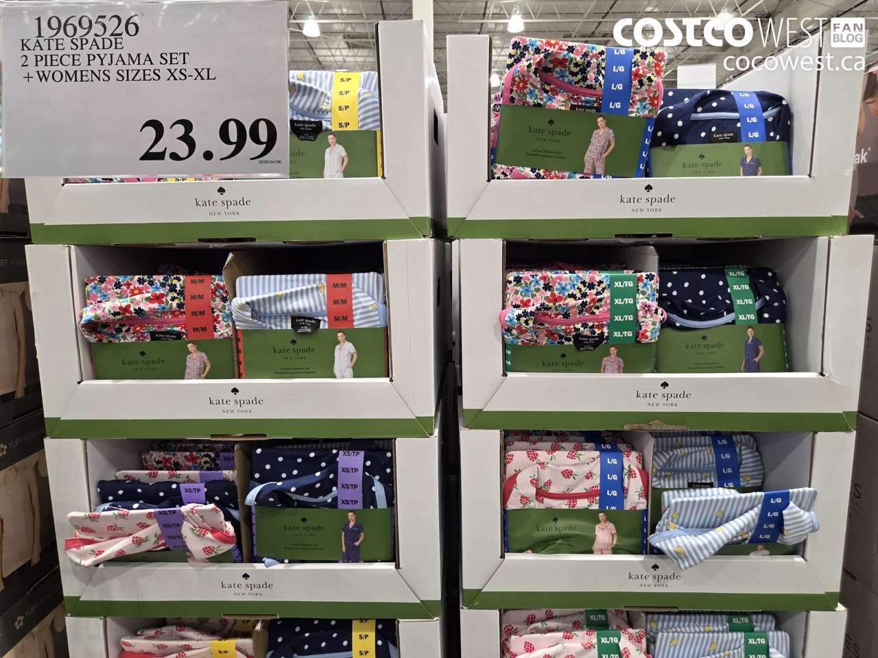 1969526 KATE SPADE 2 PIECE PYJAMA SET + WOMENS SIZES XS-XL $23.99