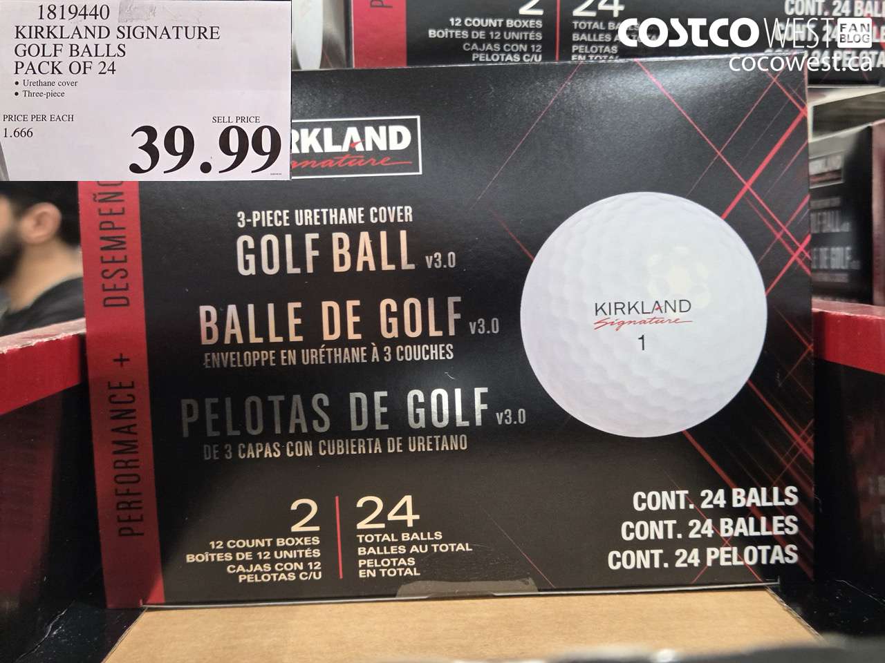 1819440 KIRKLAND SIGNATURE GOLF BALLS PACK OF 24 $39.99