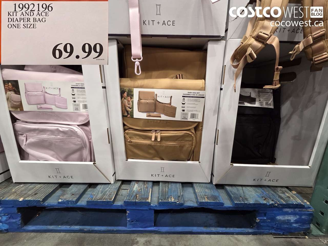 1992196 KIT AND ACE DIAPER BAG ONE SIZE $69.99