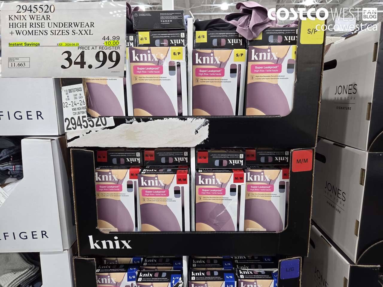 2945520 KNIX WEAR HIGH RISE UNDERWEAR + WOMENS SIZES S-XXL ($10.00 INSTANT SAVINGS EXPIRES ON 2026-04-19) $34.99