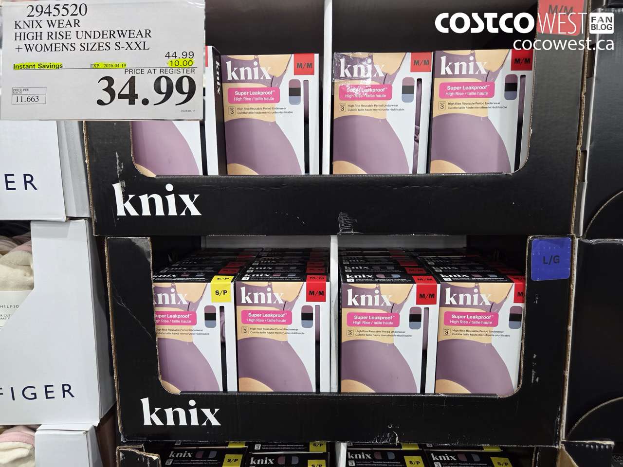 2945520 KNIX WEAR HIGH RISE UNDERWEAR + WOMENS SIZES S-XXL ($10.00 INSTANT SAVINGS EXPIRES ON 2026-04-19) $34.99