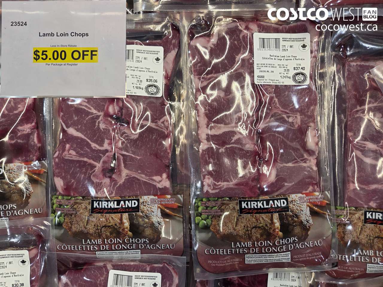 23524 LAMB LOIN CHOPS ($5.00 INSTANT SAVINGS)