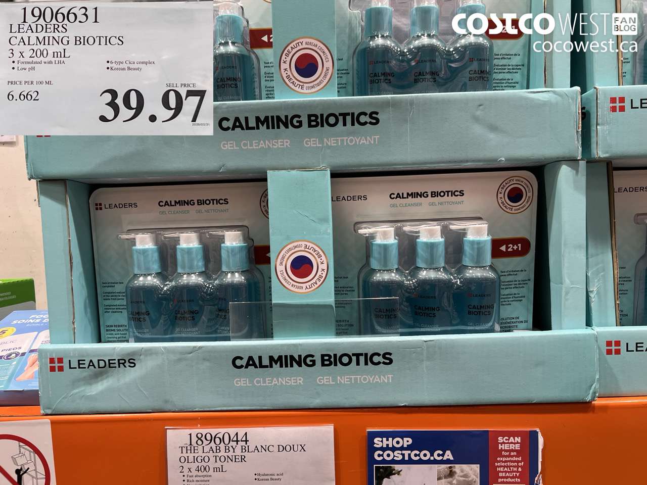 1906631 LEADERS CALMING BIOTICS 3 X 200 ML $39.97